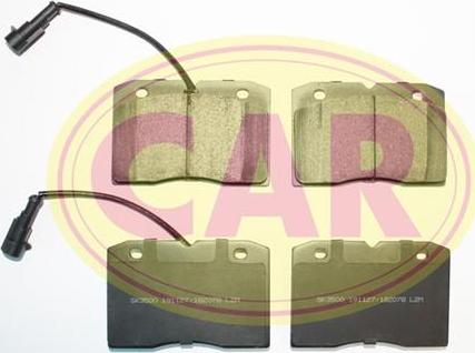 CAR PNT8702 - Brake Pad Set, disc brake autospares.lv