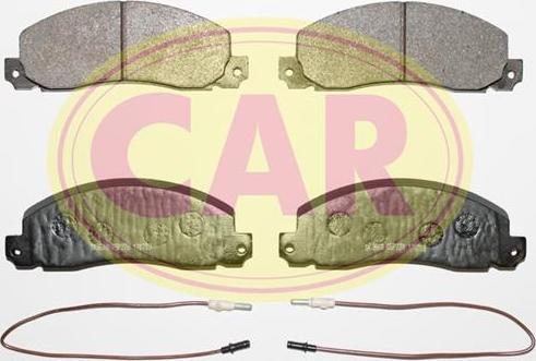 CAR PNT872 - Brake Pad Set, disc brake autospares.lv