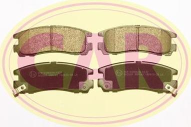 CAR PNT340 - Brake Pad Set, disc brake autospares.lv