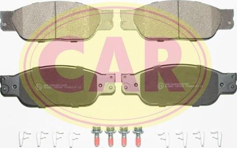 CAR PNT348 - Brake Pad Set, disc brake autospares.lv