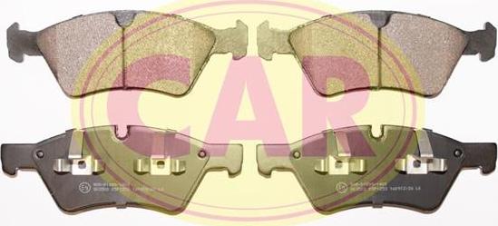 CAR PNT3521 - Brake Pad Set, disc brake autospares.lv