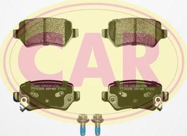 CAR PNT3891 - Brake Pad Set, disc brake autospares.lv