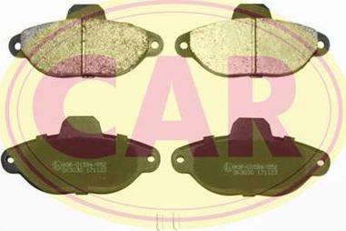 CAR PNT384 - Brake Pad Set, disc brake autospares.lv