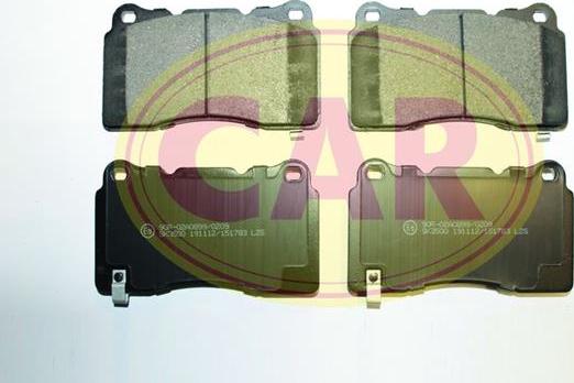 CAR PNT3871 - Brake Pad Set, disc brake autospares.lv