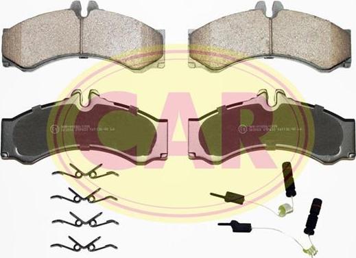 CAR PNT336A - Brake Pad Set, disc brake autospares.lv