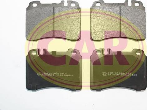 CAR PNT324 - Brake Pad Set, disc brake autospares.lv