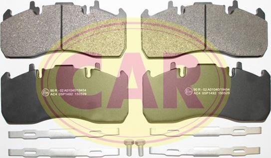 CAR PNT2941 - Brake Pad Set, disc brake autospares.lv