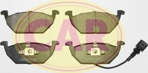 CAR PNT296 - Brake Pad Set, disc brake autospares.lv