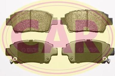 CAR PNT2601 - Brake Pad Set, disc brake autospares.lv