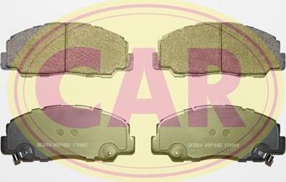 CAR PNT2801 - Brake Pad Set, disc brake autospares.lv