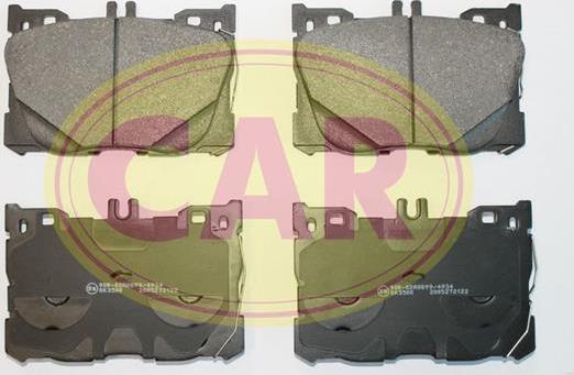 CAR PNT2212 - Brake Pad Set, disc brake autospares.lv