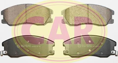 CAR PNT2231 - Brake Pad Set, disc brake autospares.lv