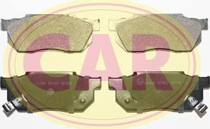 CAR PNT223 - Brake Pad Set, disc brake autospares.lv