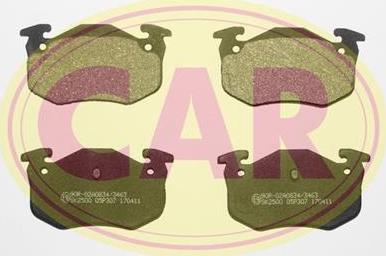 CAR PNT703 - Brake Pad Set, disc brake autospares.lv