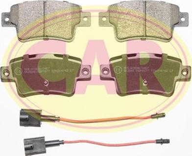 CAR PNT7761 - Brake Pad Set, disc brake autospares.lv