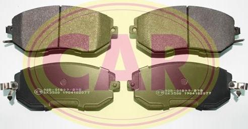 CAR PNT7702 - Brake Pad Set, disc brake autospares.lv