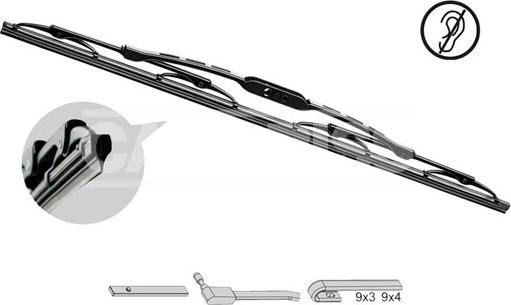 Carpriss 79040041 - Wiper Blade autospares.lv