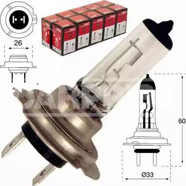 Carpriss 79780242 - Bulb, spotlight autospares.lv