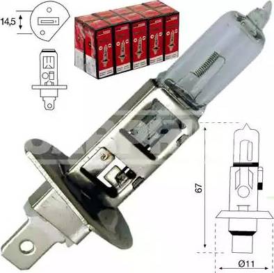 Carpriss 79780232 - Bulb, fog light autospares.lv