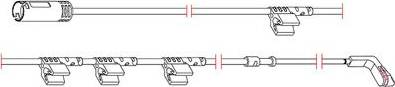 Carrab Brake Parts 8267 - Warning Contact, brake pad wear autospares.lv