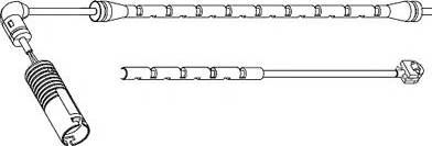 Carrab Brake Parts 8200 - Warning Contact, brake pad wear autospares.lv