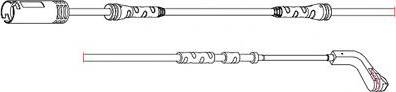 Carrab Brake Parts 8270 - Warning Contact, brake pad wear autospares.lv