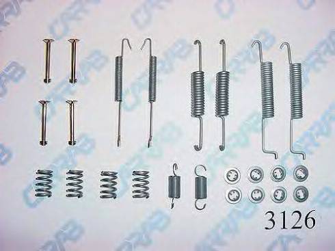 Carrab Brake Parts 3126 - Accessory Kit, brake shoes autospares.lv