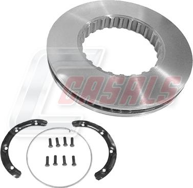 Casals 55471-K - Brake Disc autospares.lv