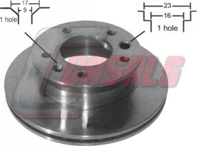 Casals 55147 - Brake Disc autospares.lv