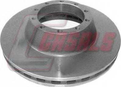 Casals 55168 - Brake Disc autospares.lv