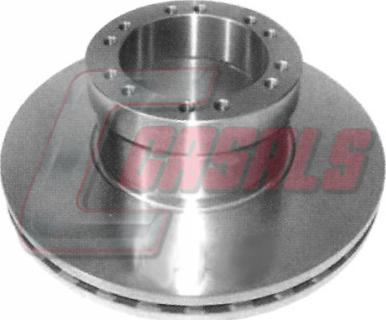 Casals 55345 - Brake Disc autospares.lv