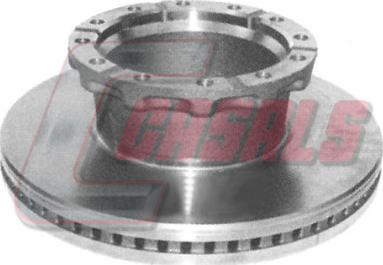 Casals 55369 - Brake Disc autospares.lv