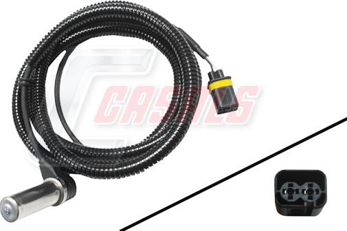 Casals 50441 - Sensor, wheel speed autospares.lv