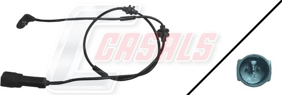 Casals 50045 - Warning Contact, brake pad wear autospares.lv