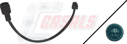 Casals 50058 - Warning Contact, brake pad wear autospares.lv