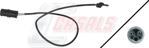 Casals 50007 - Warning Contact, brake pad wear autospares.lv