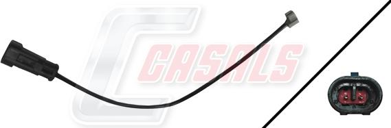 Casals 50083B - Warning Contact, brake pad wear autospares.lv
