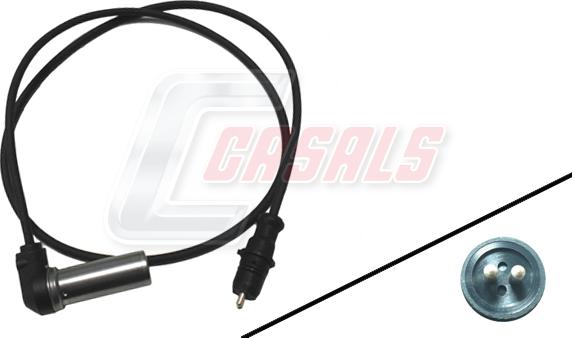Casals 50323 - Sensor, wheel speed autospares.lv