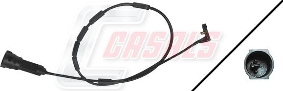 Casals 50234 - Warning Contact, brake pad wear autospares.lv