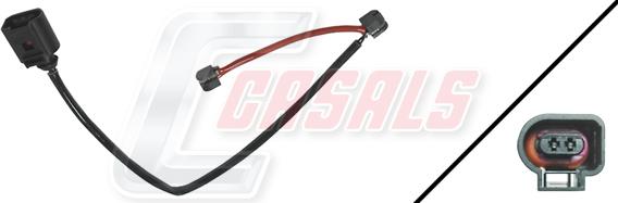 Casals 50223 - Warning Contact, brake pad wear autospares.lv