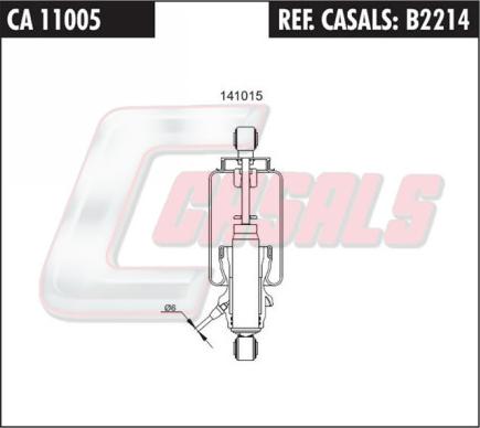 Casals B2214 - Shock Absorber, cab suspension autospares.lv