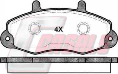 Casals BKM700 - Brake Pad Set, disc brake autospares.lv