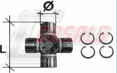 Casals CR01 - Flexible disc, propshaft joint autospares.lv