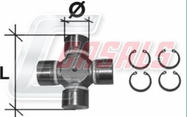 Casals CR14 - Flexible disc, propshaft joint autospares.lv