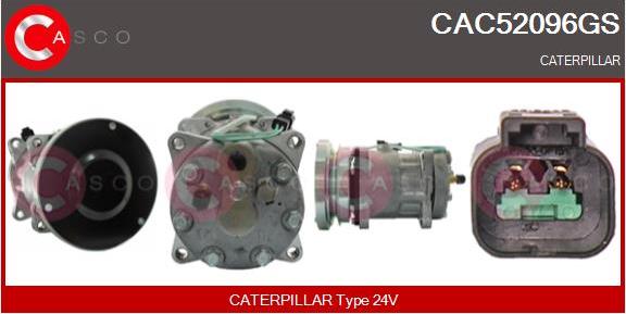 Casco CAC52096GS - Compressor, air conditioning autospares.lv