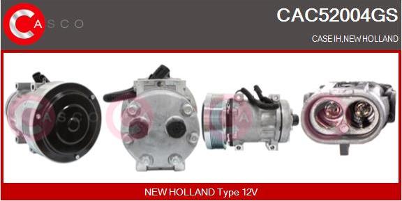 Casco CAC52004GS - Compressor, air conditioning autospares.lv