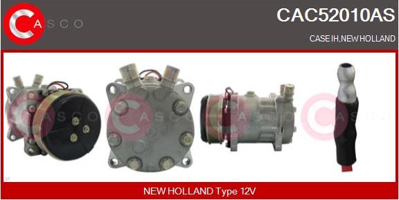 Casco CAC52010AS - Compressor, air conditioning autospares.lv