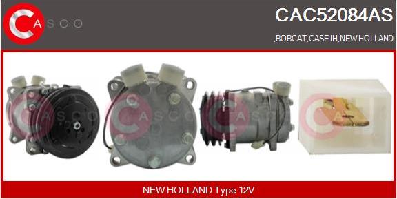 Casco CAC52084AS - Compressor, air conditioning autospares.lv