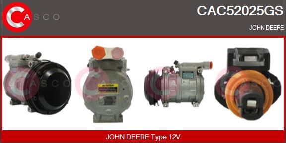 Casco CAC52025GS - Compressor, air conditioning autospares.lv