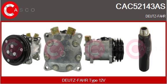 Casco CAC52143AS - Compressor, air conditioning autospares.lv
